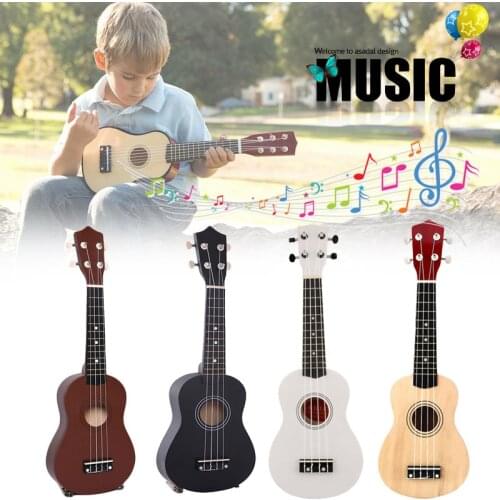 21" Ukulele Uke 4 Strings Hawaii Guitar Guitarra Hawaii Professional for Guitar Wooden Ukulele Kids Music