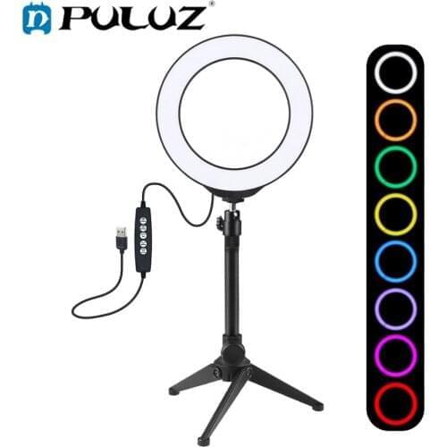 26cm Marquee Photography Lighting Phone Ringlight Tripod Stand Photo Led Selfie Bluetooth remote Ring Light Lamp TikTok Youtube