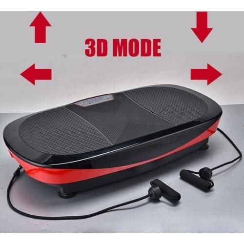 Crazy Fit Vibration Exercise Plate 3D Slim Slimming Machine 110V Whole Body Massage Vibrator Weight Loss Device Burning Fat