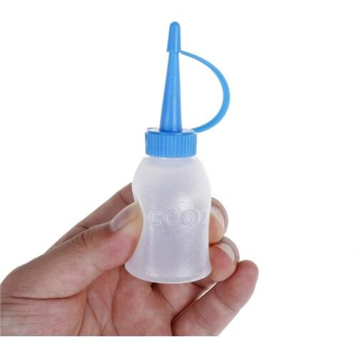 5pcs 30ml Plastic Squeeze Bottle Jet Glue Gel Oil Ketchup Sauce Liquid Industrial Dispensing Bottle Dispenser