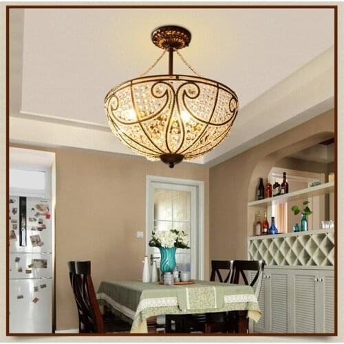 K9 Crystal Ceiling Lights European Fashion Creative Art Deco Ceiling Lighting Living Room Bedroom Hallway Lamp