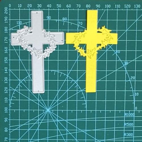 Metal Cutting Dies Wreath Twist Cross Craft Knife Blade Punch Die Stencils for Scrapbook Paper Card Making Die Template 2021 new