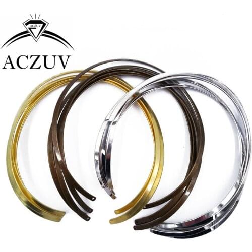 50pcs End with Hole 4.5mm Wire 13cm Metal Collar Circle Choker Necklace Findings Accessories CNW012