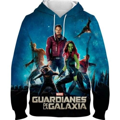 Guardians of the Galaxy Mens hoodies Autumn 3D Print New Cool Boy Girl Child Long sleeve sweatshirts Fashion Womens clothing