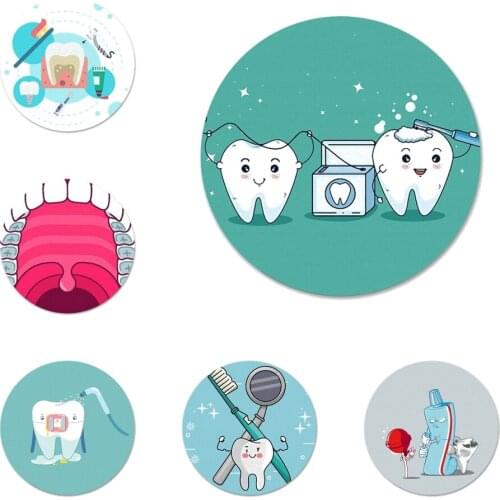 New Arrival Dentist Teeth Tooth Badge Brooch Pin Accessories For Clothes Backpack Decoration gift
