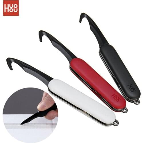 Huohou Mini Unpacking Knife Folding Fruit Knife Cut Tool Camp Tool Open Package Outdoor Survive Clip Sharp Cutter