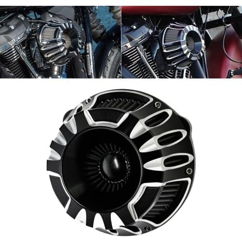 Motorcycle Air Filter Cleaner CNC Crafts Intake Filter For Harley XL Sportster 2004-Up Dyna FXDLS Softail FatBoy Touring FLHR