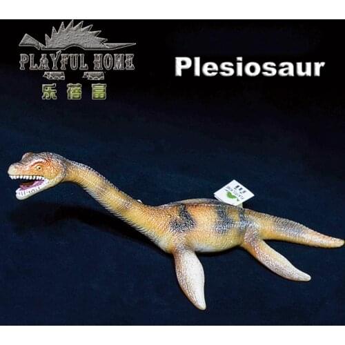 Original Jurassic Dinosaurs Ancient Figure Plesiosaur Model Simulation Soft Animal Model Children Early Childhood Education Toy