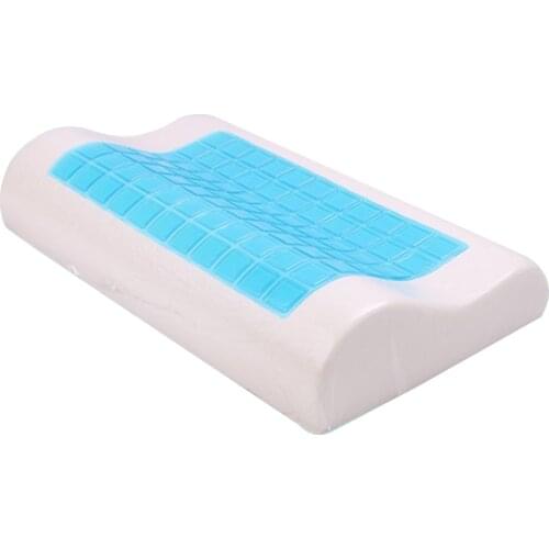 Memory Foam Orthopedic Sleep Cooling Comfortable Gel Pillow Cushion Support Bedding Orthopedic Bamboo Throw Treated