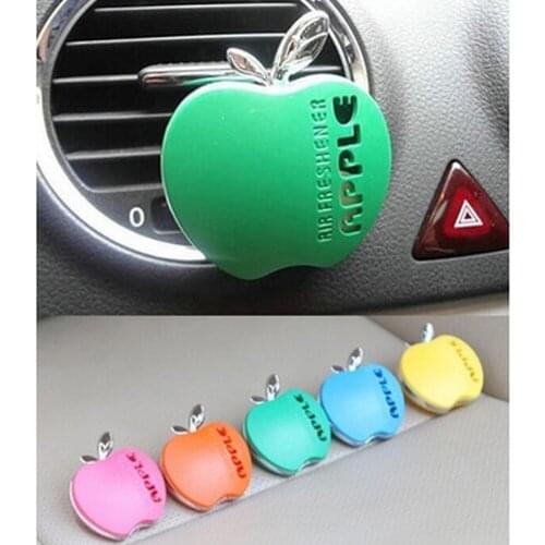 Apple Shape Car Air Freshener Interior Car Air Conditioning Vent Perfume Air Freshener