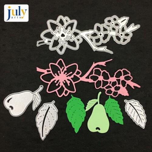 Julyarts Cutting Dies Curtain Leaves and Flowers Craft Dies for Scrapbooking Handmake Gift Decorative Craft Dies and Stamps