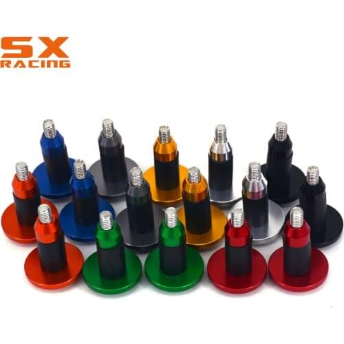 Motorbike Colorful Universal Handlebar Handle Bar End Plugs Cover Grip For KTM YAMAHA HONDA KAWASAKI SUZUKI EXC XC YZF RMZ KXF