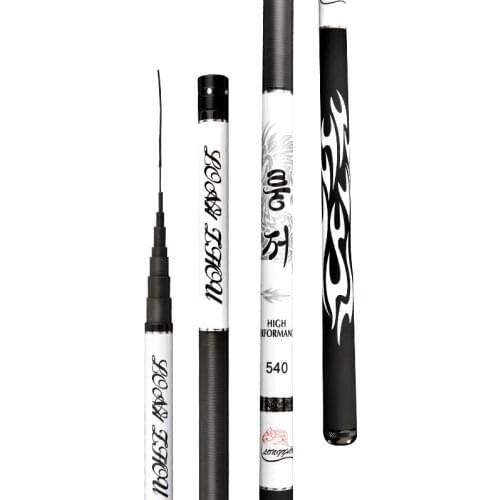 2.7m -10 M Carbon Fishing Rod 28 Tone Stream Pole Hand Pesca Light Hard Short Section Telescopic Wedkarstwo Cnnne Fishing Tackle