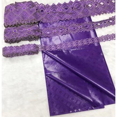 Water-Soluble Barcode For Dress 2021 High Quality African Bazin Riche Fabric Latest Jacquard Guinea Brocade Damask Bazin Brode