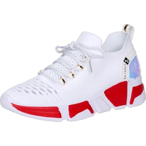 Fitness Dance Shoe Woman Yoga Summer Square Dance Shoes Tennis Air Sports Square Women Shoes Base Ballroom Dancing Sneakers Net