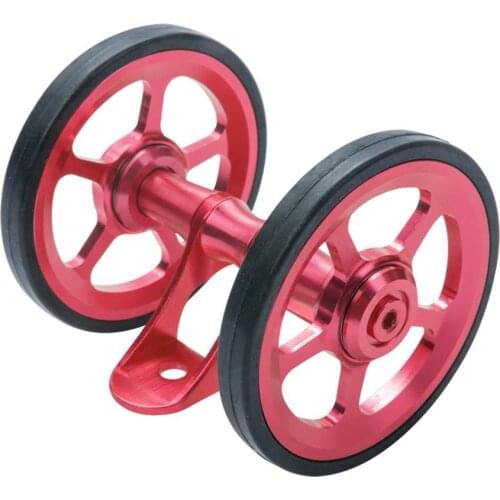 1pc Aluminium Alloy CNC Peilin Easy Wheel Mudguard Wheel for Brompton Folding Bike Bicycle Modification Accessories