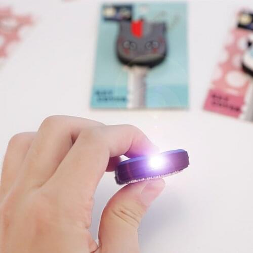 1PC New Cartoon Key Cover with Small LED Lamp Soft Silicone Protective Case Key Control Dust Cover Holder Key Chain Pendant
