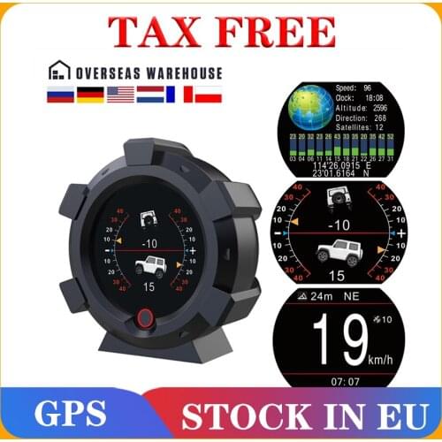 2021 X95 Automotive GPS Speed PMH KMH Slope Meter Inclinometer Multifunctional Satellite Positioning Tracking Equipment