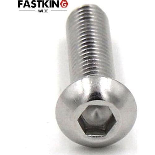 25pc/lot 1/4'-20 5/16'-18 Americal UNF Round Head/Pan Head Hexagon Screw 304 Stainless Steel Machine Screw