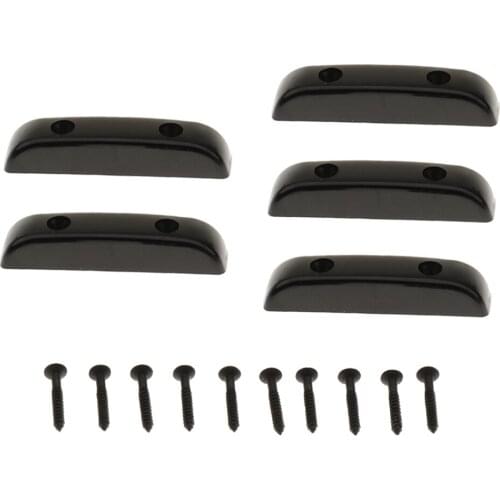 5 Pcs Of Set Plastic Bass Thumbrest Thumb Rest With Screws For Bass Parts