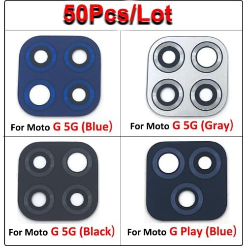 5Pcs/Lot， Camera Glass For Moto G 5G / G Play Rear Back Camera glass Lens With Glue Adhesive