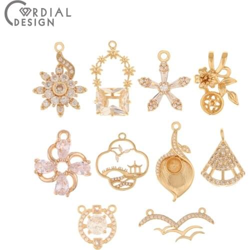 Cordial Design 6Pcs Jewelry Accessories/Choose/Necklace & Earrings Pendant/Hand Made/DIY Making/Jewelry Findings & Components