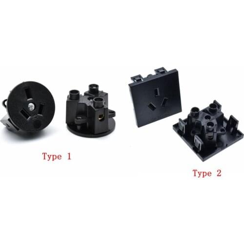 Australian, New Zealand, China (type I) 3 Pins Power Socket Panel Receptacle AC100~250V 10A