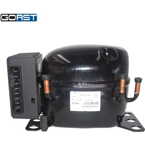 12V 24V DC Car Refrigeration Air Compressor Fridge Freezer Marine Solar QDZH35G R134a