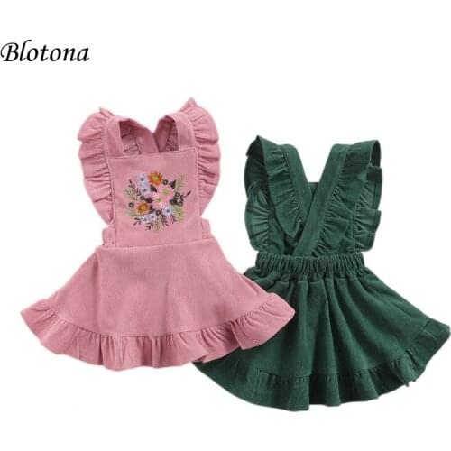 Повседневные платья для малышек Blotona China At AliExpress