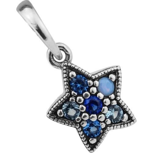 DIY Beads For Jewelry Making Bright Star Dangle Charm Woman Beads For Original 925 Silver Bracelets Christmas Gift