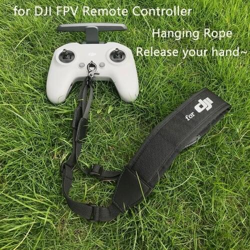 For DJI FPV Remote Controller Strap Sling Neck Adjustable Transmitter Lanyard Hanging Strap for DJI FPV Combo Drone Accessories