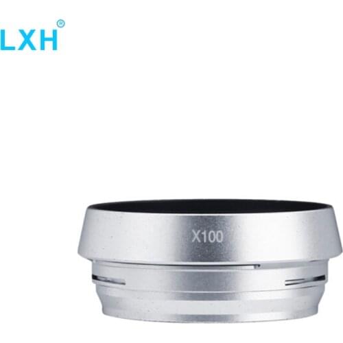 LXH X100 Camera Metal Lens Hood Screw Adapter Ring 49mm For Fujifilm Fuji X100 X100S X100T X100F X70 Replaces Fujifilm LH-X100