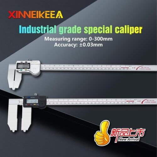 Oil Seal Groove Digital Display Caliper Stainless Steel Caliper Digital Display Caliper Measuring Tool 0-300mm 0-500mm Calipers