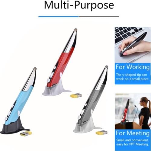 Multifunctional Stylus Pen Mouse Presenter PPT Clicker PR-06 RF 2.4GHz Wireless for Household Computer Accessories