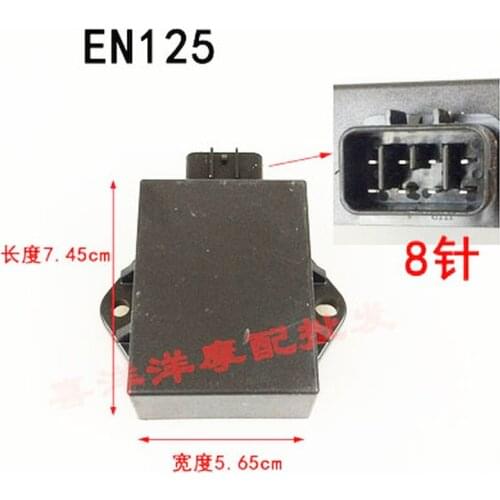 Motorcycle 8 Pins AC CDI Box Ignition Trigger for Suzuki EN125 HJ125 GS125 EN GS HJ HaoJue 125 125cc