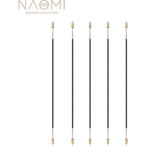 NAOMI 5pcs 3/4 4/4 Cello Tail Gut Tailgut Nylon Tailcord Adjustable With Brass Screws Cello Parts