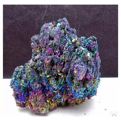 Natural silicon carbide colorful nunatak colorful ore peacock nunatak 320g Free Shipping