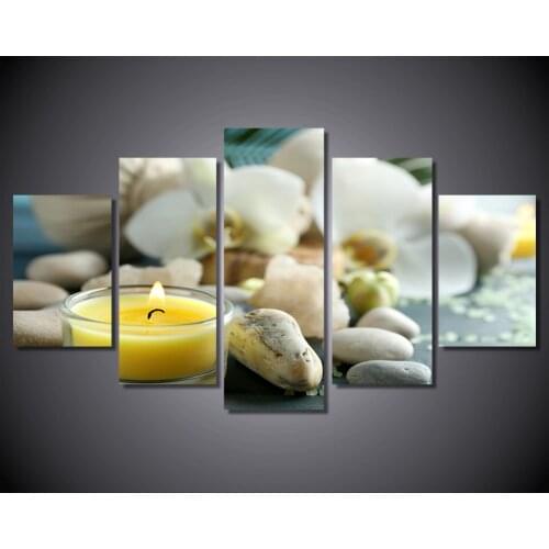 Still Life Wellness Relax Flower Painting Canvas Printings Wall Pictures for Home Decoration Living Room Unframed