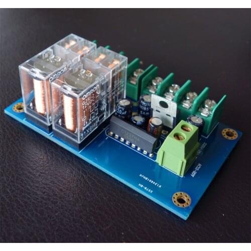 Hifi UPC1237 Speaker protection board / kit dual Japan omron relay and single relay optional