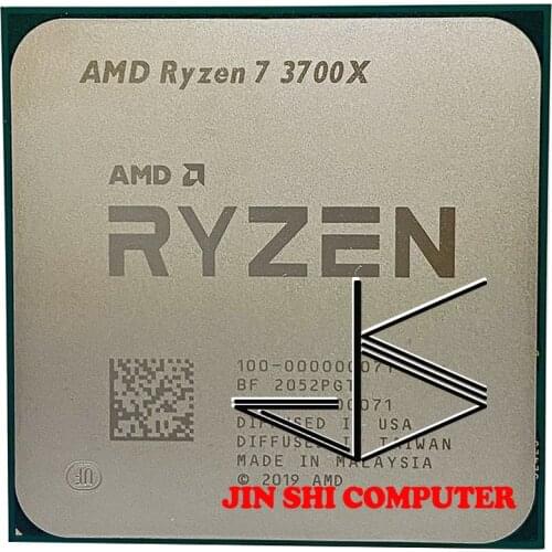 AMD Ryzen 7 3700X R7 3700X 3.6 GHz Eight-Core Sinteen-Thread CPU Processor 65W 7NM L3=32M 100-000000071 Socket AM4 NO fan