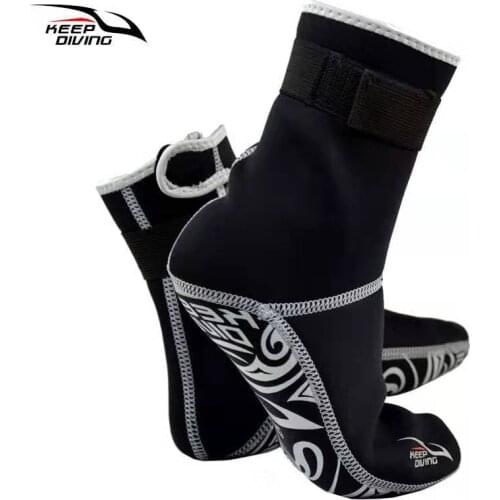 Professional 3MM Neoprene Scuba Dive Socks Wetsuit Material Shoes Snorkeling Equipment Winter Swim Warm Boots XS~XXL