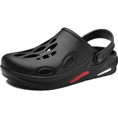 2021 Summer New Basic Sandals for Male Simplicity Fashion Slip-on Flat Shoes with Platform Comfortable Non-slip for Outside