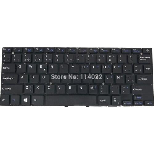 SP Spanish laptop keyboard SCDY-277-10-01 YXT-NB91-06 black without frame laptops keyboards enter keycaps replacement