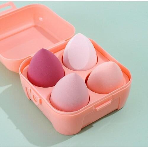 4pcs Makeup Sponge Cosmetic Puff Powder Puff Smooth Womens Makeup Foundation Sponge Beauty For Make Up Tools Design Accessories