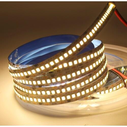 LED Strip 2835 SMD 5M 300 Leds DC12V High Bright Flexible LED Rope Ribbon Tape Light Warm White Cold White whaterproof