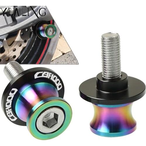 M8mm Swingarm Stand Screws CNC Motorcycle Swing Arm Spools Sliders FOR HONDA CBF1000 CBF1000A 2006 2007 2008 2009 2010 2011 2012