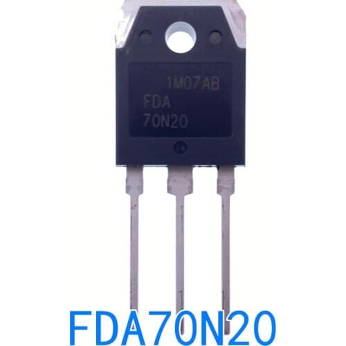 10PCS 2018+100% brand new original authentic FDA70N20 TO-3P 70N20 TO3P high current field effect MOS tube 70A200V