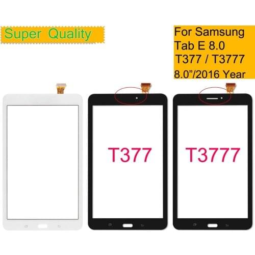 10Pcs/Lot For Samsung Galaxy Tab E 8.0 T377 T375 T3777 Touch Screen Digitizer Panel Sensor Tablet T3777 Front Outer Glass