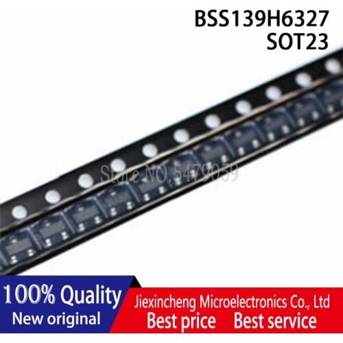 30PCS BSS139H6327 STs/BSR92P H6327 LDs/BLM3400 3400/SM712-02HTG 712/AS3415E 3415 SOT23 MOSFET Transistor New original