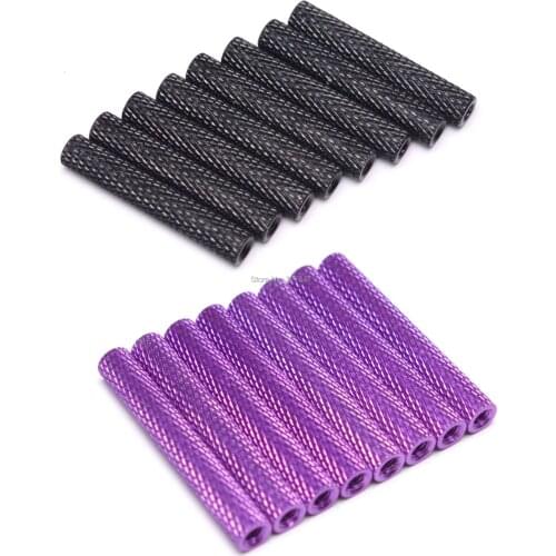 Aluminum Standoff Purple/ Black Color Spacers / Screws / size M3*35mm / M3*30mm Aluminum Standoff For Multirotors QAVR220 QAV210